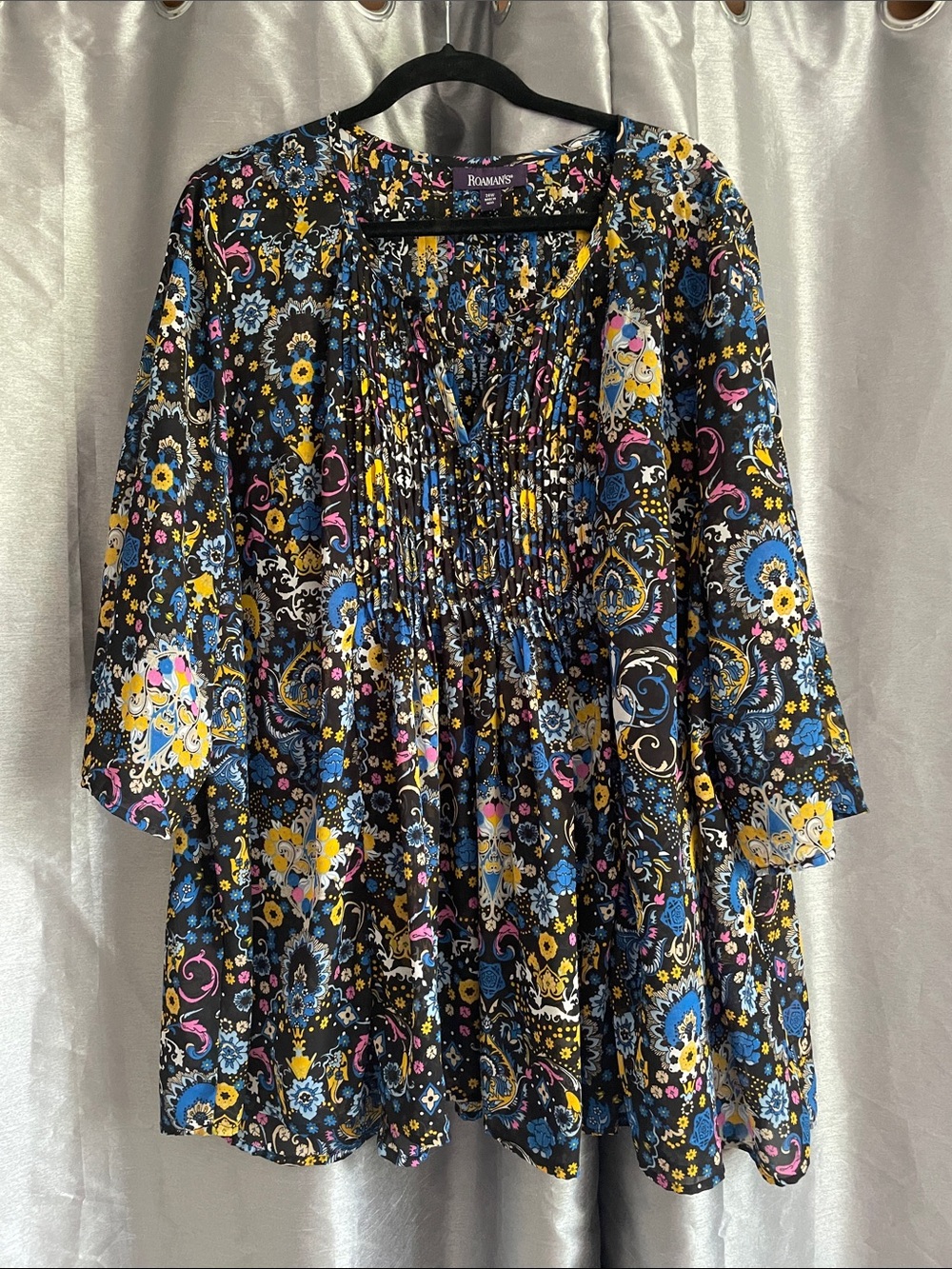 Roaman’s Flowy Floral Top